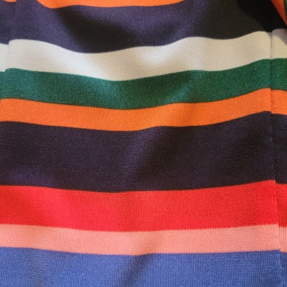 ELOQUII Three-Quarter Sleeve Multicolor Fit & Flare Dress - Picture 4 of 5